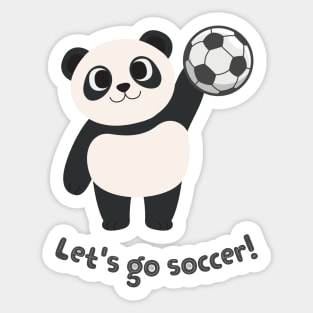 Let's go soccer! Sticker